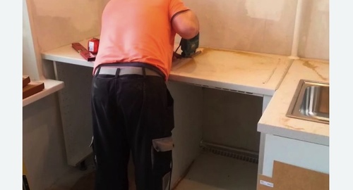 Сборка кухонного гарнитура. Буйнакск